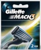 .Gillette Mach3 2 картриджа в упаковке.