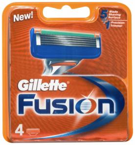 Gillette Fusion 4 картриджа в упаковке