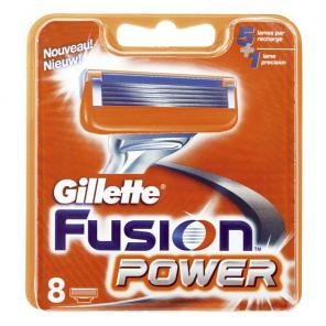 Gillette Fusion Power 8 картриджа в упаковке