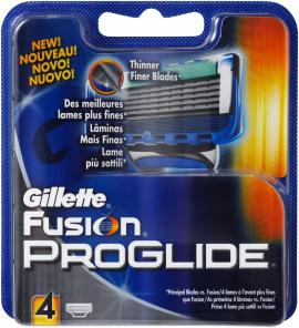 Gillette Fusion ProGlide 4 картриджа в упаковке