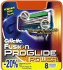 .Gillette Fusion ProGlide Power 8 картриджа в упаковке.